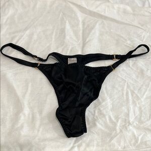 NWT - Victoria's Secret Black Thong